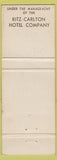 Matchbook Cover - Carlton House New York City WEAR