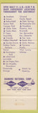 Matchbook Cover - Sir George's Smorgasbord CHAIN CA