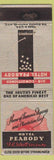Matchbook Cover - Hotel Peabody Memphis TN