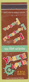 Matchbook Cover - Yankee Clipper Gill Hotel Fort Lauderdale FL WEAR