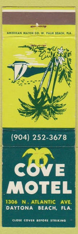 Matchbook Cover - Cove Motel Daytona Beach FL