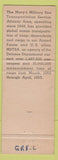 Matchbook Cover - US Navy Sea Transport Service