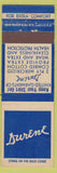 Matchbook Cover - Durene Clothes Material cotton
