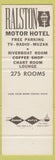 Matchbook Cover - Ralston Motor Hotel Columbus GA