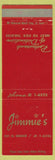 Matchbook Cover - Jimmie's Restaurant St Louis MO
