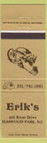 Matchbook Cover - Erik's Restaurant Elmwood Park NJ lobster