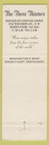 Matchbook Cover - Three Thieves Washington DC WEAR