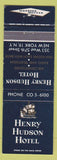 Matchbook Cover - Henry Hudson Hotel New York City
