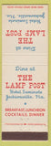 Matchbook Cover - Lamp Post Hotel Seminole Jacksonville FL