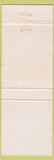 Matchbook Cover - Pieces of Eight Honolulu Hawaii WORN