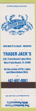 Matchbook Cover - Trader Jack's Crab House West Palm Beach FL