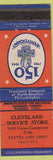 Matchbook Cover - Cleveland Service Store Cleveland OH Insurance