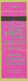 Matchbook Cover - Riviera Oyster Bar Restaurant Punta Gorda FL