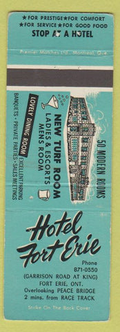 Matchbook Cover - Hotel Fort Erie ON WEAR