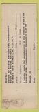 Matchbook Cover - Union of State Employees New York City green