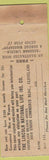 Matchbook Cover - Lincoln Insurance Cleveland OH Abraham