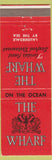 Matchbook Cover - The Wharf Fort Lauderdale FL