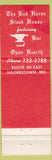 Matchbook Cover - Red Horse Steak House Hagerstown MD
