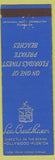 Matchbook Cover - Sea Crest Manor Hollywood FL