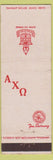 Matchbook Cover - Alphi Chi Omega