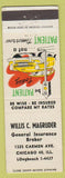 Matchbook Cover - Willis Magruder Insurance Chicago IL WEAR