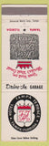 Matchbook Cover - Hotel Tampa Terrace Tampa FL