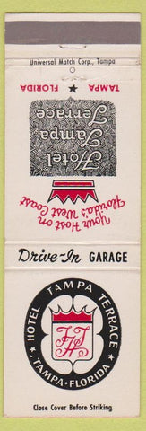 Matchbook Cover - Hotel Tampa Terrace Tampa FL