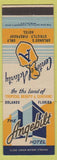 Matchbook Cover - Angebilt Hotel Orlando FL