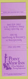 Matchbook Cover - Point View Inn Point Lookout NY