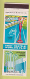 Matchbook Cover - 1962 Seattle World's Fair Space Needle US Science Pavillion WA