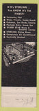 Matchbook Cover - Sterling Hotel Miami Beach FL