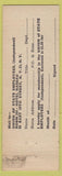 Matchbook Cover - Union of State Employees New York City white