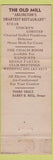 Matchbook Cover - The Old Mill Arlington MA