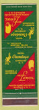 Matchbook Cover - Hotel Onondaga Syrcause NY Lenox Buffalo NY
