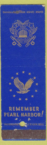 Matchbook Cover - United States Coast Guard Pearl Harbor WEAR