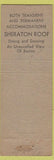 Matchbook Cover - Hotel Sheraton Boston MA WEAR