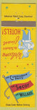 Matchbook Cover - Hotels Toledo OH Commodore Perry Secor Willard