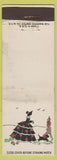 Matchbook Cover - Diamond Colgate girlie walking dog WEAR