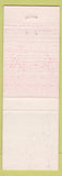 Matchbook Cover - Camp Humphreys District Officers Mess