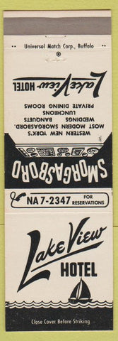 Matchbook Cover - Lake View Hotel  Wanakah NY