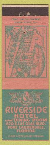 Matchbook Cover - Riverside Hotel Fort Lauderdale FL