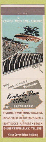 Matchbook Cover - Kentucky Dam Village State Park Gilbertsville KY