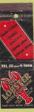 Matchbook Cover - Lobster and Oyster Chop House New York City WORN