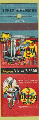 Matchbook Cover - Viking Hotel Newport RI