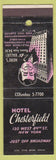 Matchbook Cover - Hotel Chesterfield New York City
