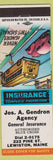 Matchbook Cover - Jos A Gendron Insurance Lewiston ME
