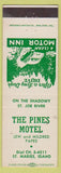 Matchbook Cover - Pines Motel ST Maries ID