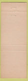 Matchbook Cover - Welch's Motel Wheeling WV light green