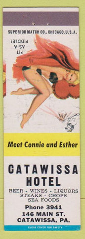 Matchbook Cover - Catawissa Hotel PA pinup