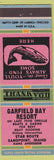 Matchbook Cover - Garfield Bay Resort Sandpoint ID WEAR pink